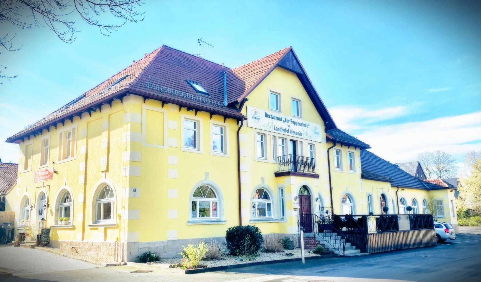 Restaurant und Pension Zur Puppenstube Stolpen Exterior foto